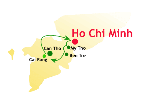 Recorrido por el delta del Mekong