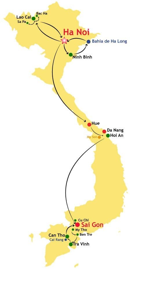Viaje a Vietnam 20 días